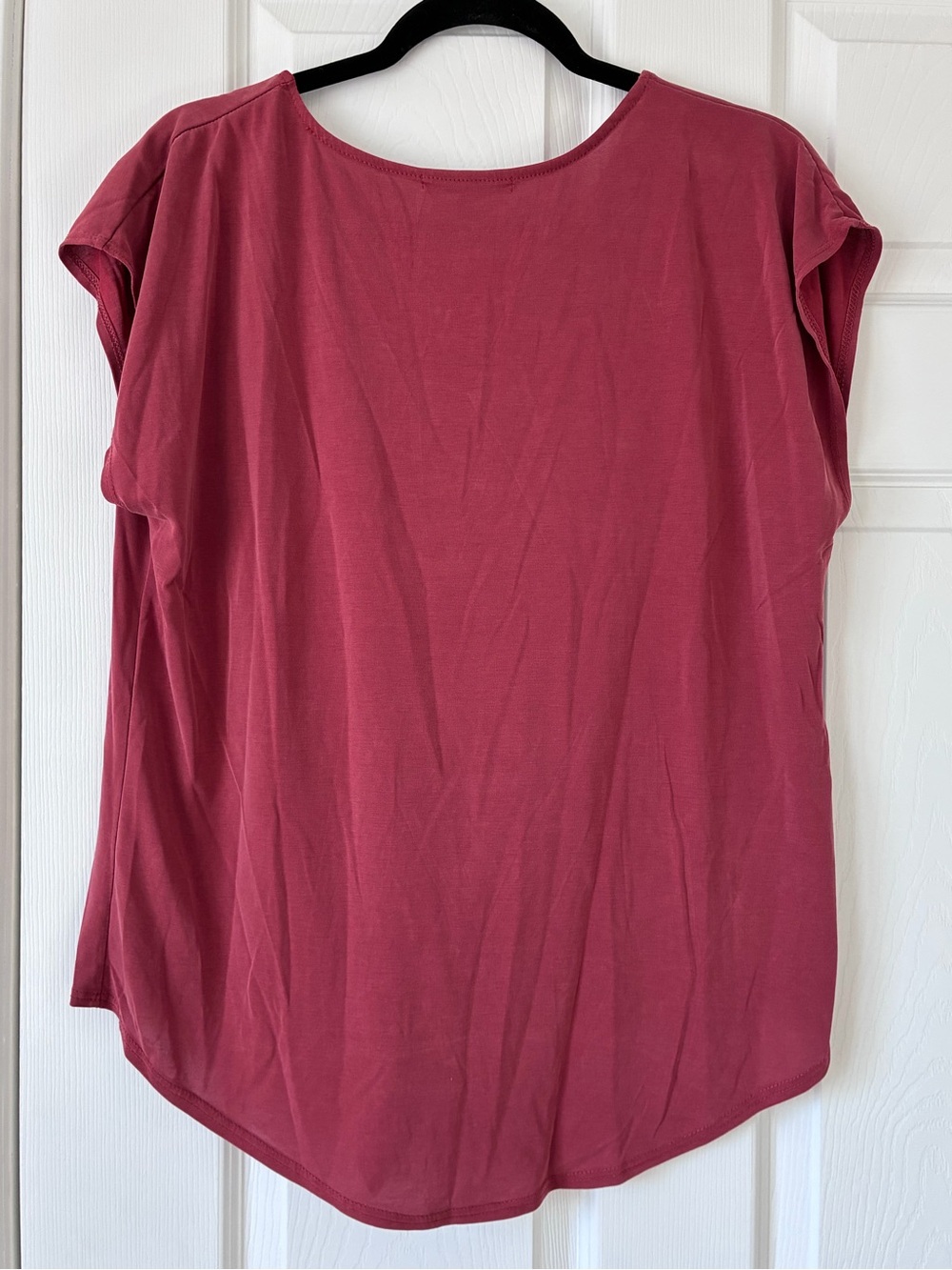 Green Envelope Raspberry Tie-Front V-Neck Tunic - Picture 3 of 3